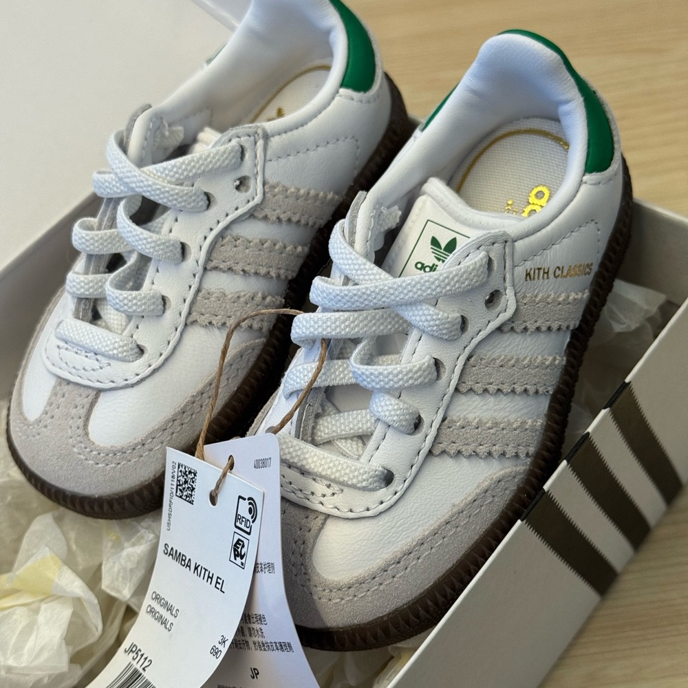 Kith x Adidas Samba Kids Sneakers